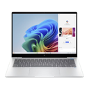 HP OmniBook X Laptop 14-fe1007QU (AV4W8PA) Laptop | Snapdragon® X Plus X1P-42-100 Processor, 16GB LPDDR5X 8448MHz RAM, 512 GB PCIe® NVMe™ M.2 SSD, 14'', 2.2K (2240x1400), IPS, Qualcomm® Adreno™ GPU, Windows 11 Home, MS Office Home & Student 2021, Glacier Silver