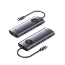 Vention® 10-in-1 Multifunction Type-C Docking Station (TQWHB) | 2 x HDMI, 1 x DP, 1 x Type-C, 2 x USB 3.0, 1 x USB 2.0, 1 x RJ45, 4K @ 60Hz 