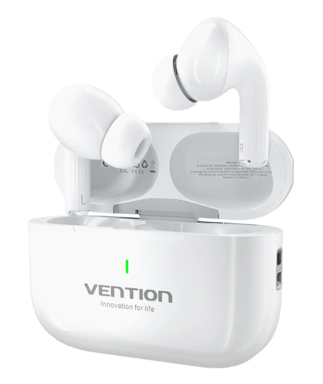 Vention® Echo Lite E11 True Wireless ENC Bluetooth 5.4 Earphones Earbuds - White (NBVW0)
