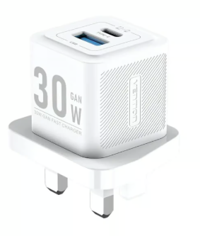 Vention® Two-Port USB (A+C) Fast Charger (30W) UK-Plug - White (FEQW0-UK)