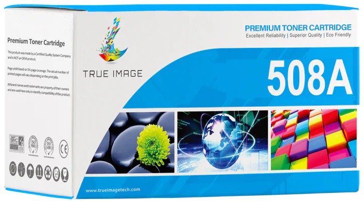 Compatible 508A CF360A Black LaserJet Toner Cartridge 