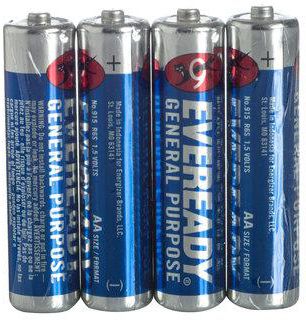 Eveready AA Size Battery (4 Pcs/card)