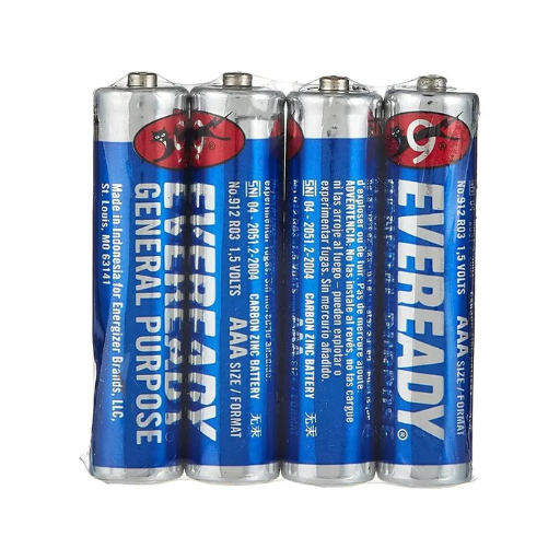 Eveready AAA Size Battery (4 Pcs/card)