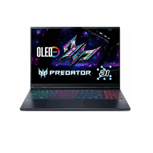 Acer Predator Helios Neo 16S AI PHN16S-71-77TF Gaming Laptop | Intel® Core™ Ultra 7 255HX Processor, 16GB DDR5 6400MHz RAM, 1TB PCIe NVMe SSD, 16" WQXGA (2560 x 1600) OLED, 240Hz, NVIDIA® GeForce RTX™ 5060 8GB GDDR7, Windows 11 Home, Abyssal Black