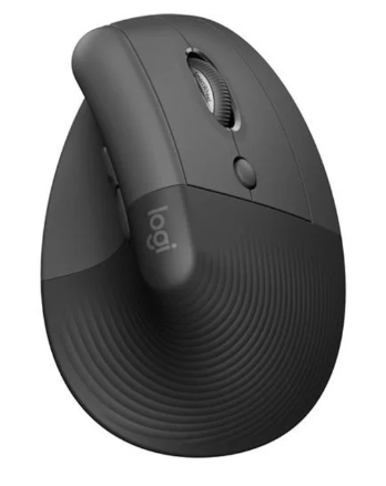 Logitech Lift Vertical Ergonomic Wireless Mouse - Graphite (910-006479)