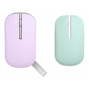 ASUS Marshmallow MD100 Wireless & Bluetooth Mouse - Mist Purple / Brave Green (90XB07A0-BMU010)