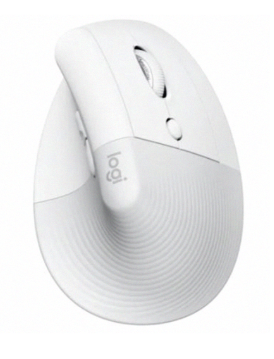 Logitech Lift Vertical Ergonomic Wireless Mouse - Off White (910-006480)