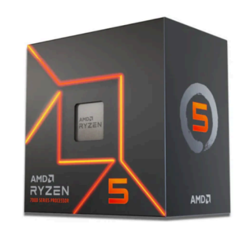 AMD Ryzen™ 5 7600 Gaming Desktop Processor with Radeon™  Graphics - 6 Core, 12 Threads, 32MB Cache, 3.8 GHz Base, 5.1 GHz Max Boost, AM5 Socket - (100-000001015BOX)