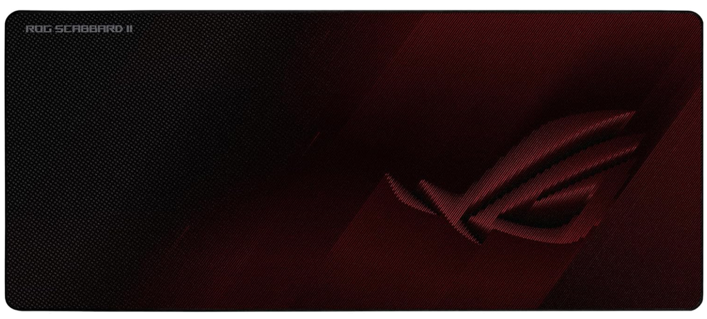 ASUS ROG Scabbard II Gaming Mouse Pad - Black / Red 400mm x 900mm (90MP0210-BPUA00)