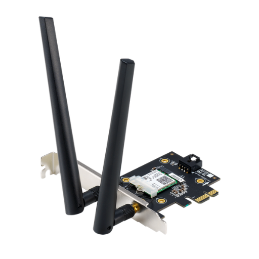 ASUS AX3000 Dual Band PCIe Wireless Adapter - WiFi 6, 160MHz, Bluetooth 5.0, WPA3, OFDMA, MU-MIMO (PCE-AX3000) 