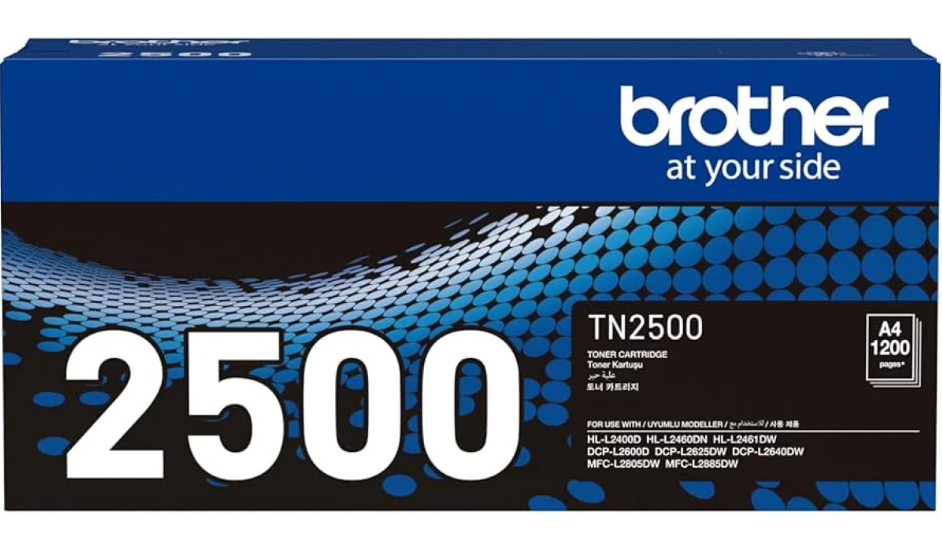 Brother TN2500 Standard Yield Original Toner Cartridge