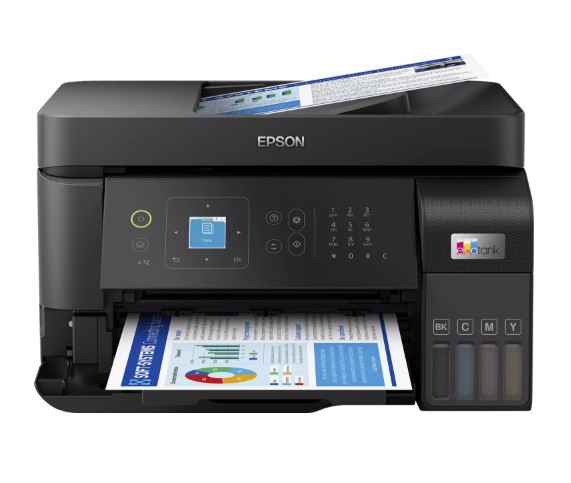 Epson EcoTank L5590 Multifunction Wi-Fi Ink Tank A4 Printer with ADF - Print, Scan, Copy; Replacement Ink: Epson 103 CMYK