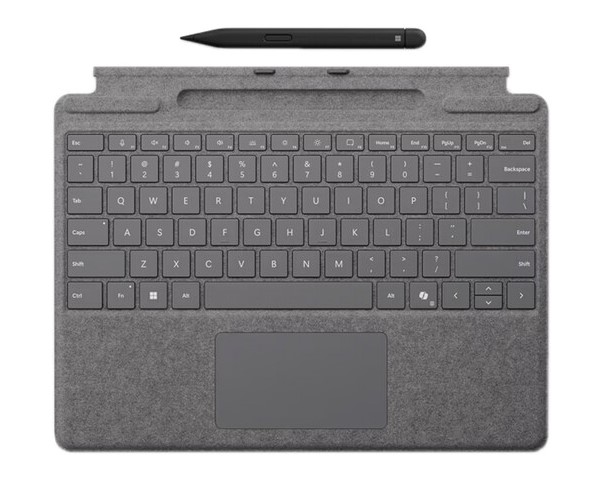 Microsoft Surface Pro Signature Keyboard with Slim Pen 2 - Platinum (8X6-00214) 