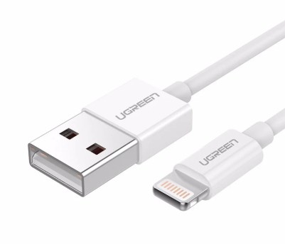 UGREEN Lightning to USB Cable (ABS case) 1M White