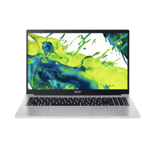 Acer Aspire Lite 15 AL15-33P-C9WF Laptop | Intel® N150 Processor, 8GB DDR5 4800MHz RAM, 512GB PCIe NVMe SSD, 15.6" FHD (1920 x 1080) IPS, Intel® UHD Graphics, Windows 11 Home, Office Home 2024 + M365 Basic, Pure Silver