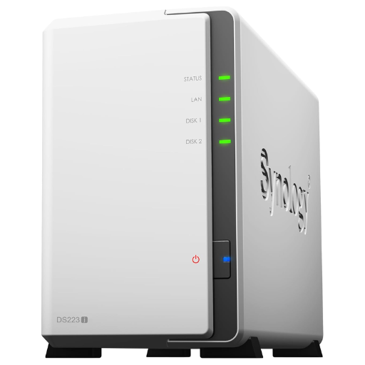 Synology DiskStation DS223J (2-Bay/Realtek/1.4GHz-QC/1GB/1GLAN)