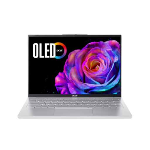 Acer Swift Lite 14 SFL14-54M-56QN Laptop | Intel® Core™ Ultra 5 115U Processor, 16GB LPDDR5 6400 MT/s RAM, 512GB PCIe NVMe SSD, 14" WUXGA (1920 x 1200) OLED, Intel® Graphics, Office Home 2024 + M365 Basic, Windows 11 Home, Light Silver 