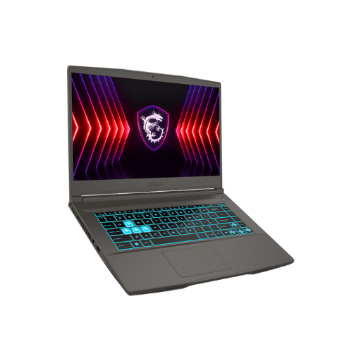 MSI Thin 15 B13UCX-2256XAE Gaming Laptop | Intel® Core™ i5-13420H, 16GB DDR4 3200MHz RAM, 512GB NVMe PCIe SSD, 15.6″ FHD (1920x1080), 144Hz, Nvidia GeForce RTX 2050 4GB, Windows 11 Home, Grey