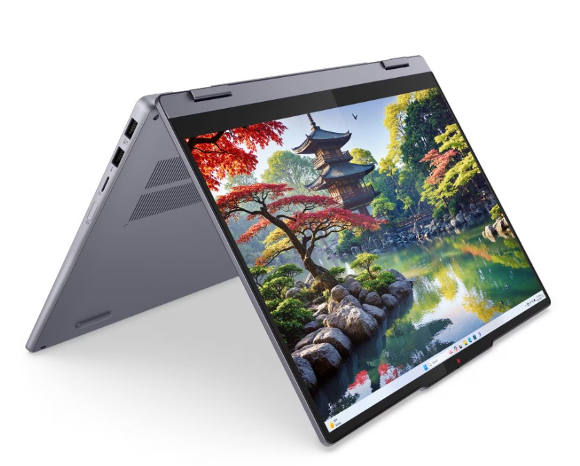 Lenovo IdeaPad 5 2-in-1 14IAL10 Laptop (83KR001TUS) | Intel® Core™ Ultra 7 255U, 16GB LPDDR5x-8000 RAM, 512GB NVMe SSD, 14" WUXGA (1920 x 1200) IPS, Touch Screen, 60Hz, Integrated Intel® Graphics, Windows® 11 Home, Luna Grey 							 							 							 							 							 							 