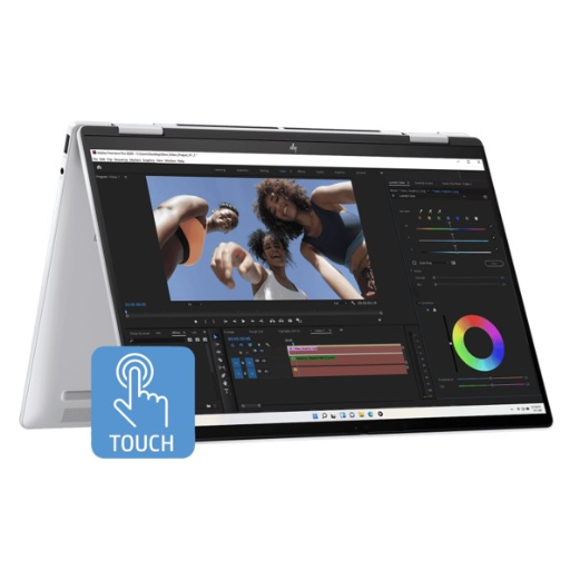 HP Envy x360 2-in-1 Laptop 14-fa0128AU | AMD Ryzen™ 5 8640HS, 16 GB LPDDR5-6400 MT/s RAM, 512 GB PCIe® NVMe™ SSD, 14" 2K (1920 x 1200), Touch Screen, IPS, AMD Radeon™ Graphics, Office Home 2024 + M365 Basic, Windows 11 Home