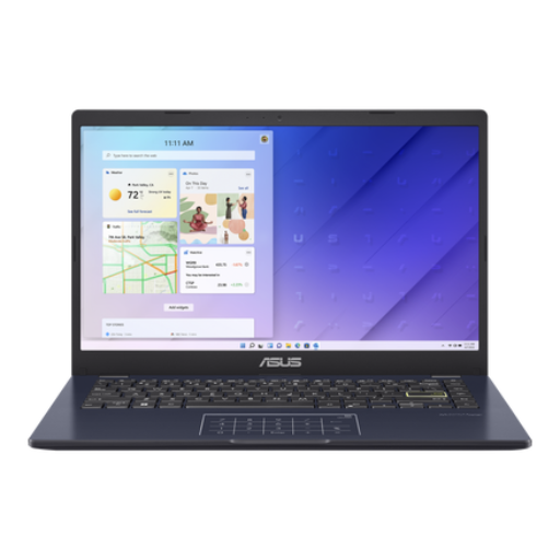 ASUS Vivobook Go 14 E410K-AEK733WMS Laptop | Intel® Celeron® N4500, 8GB DDR4 Onboard RAM, 512GB NVMe™ SSD, 14" FHD (1920 x 1080), 60Hz, Intel® UHD Graphics, Office Home 2024 + M365 Basic, Windows 11 Home, Star Black 