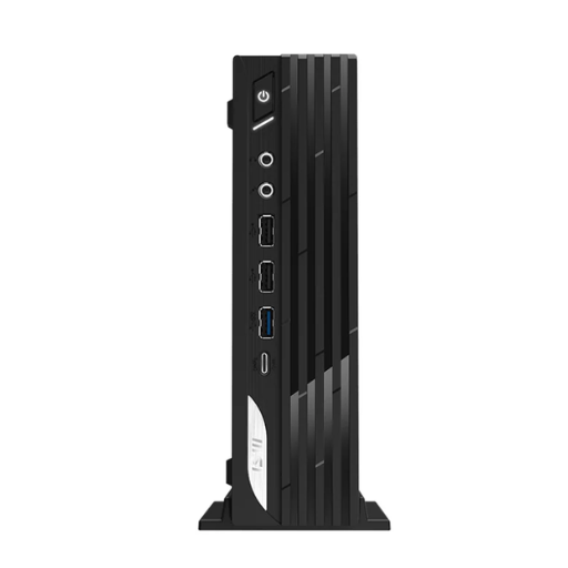 MSI Pro DP21 14M-895MY Business & Productivity Desktop PC | Intel® Core™ i5-14400, 8GB DDR5 5600 MHz RAM, 512GB PCIe NVMe SSD, Wireless AX211 + Bluetooth v5.3, Intel® UHD Graphics 770, Keyboard & Mouse, HDMI x1, DP x1, Office Home and Student 2024, Windows 11 Home, Black