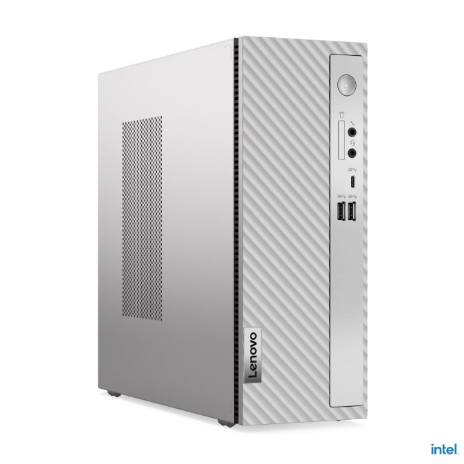 Lenovo IdeaCentre 3 07IRB8 SFF Desktop PC (90VT00FPMI) | Intel® Core i7-14700, 16GB DDR4-3200MHz RAM, 1TB M.2 PCIe SSD, Intel UHD Graphics 770, Wi-Fi® 6, 802.11ax 2x2 + BT 5.1, USB Calliope Keyboard & Mouse, 1x HDMI, 1x VGA, M365 Basic + Office Home 2024, Windows 11 Home, Cloud Grey