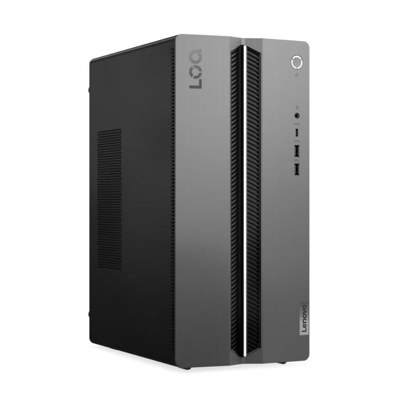 Lenovo LOQ Tower 17IRR9 Desktop PC (90X00014MI) | Intel® Core i5-14400F, 16GB DDR5-4800MHz RAM,  512GB M.2 PCIe SSD, NVIDIA® GeForce RTX™ 4060 8GB GDDR6, USB Calliope Keyboard & Mouse, 1x HDMI, 1x VGA, Windows 11 Home, Luna Grey + Raven Black