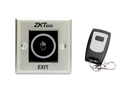 ZKTeco Non Touch Exit Button Switch with Remote Control Key (K1-1DR)