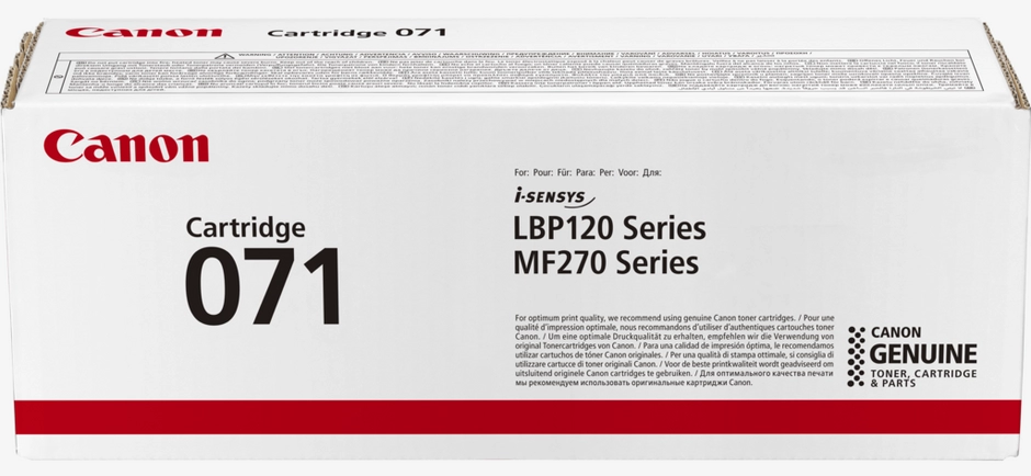 Canon 071 Genuine Black Toner Cartridge 