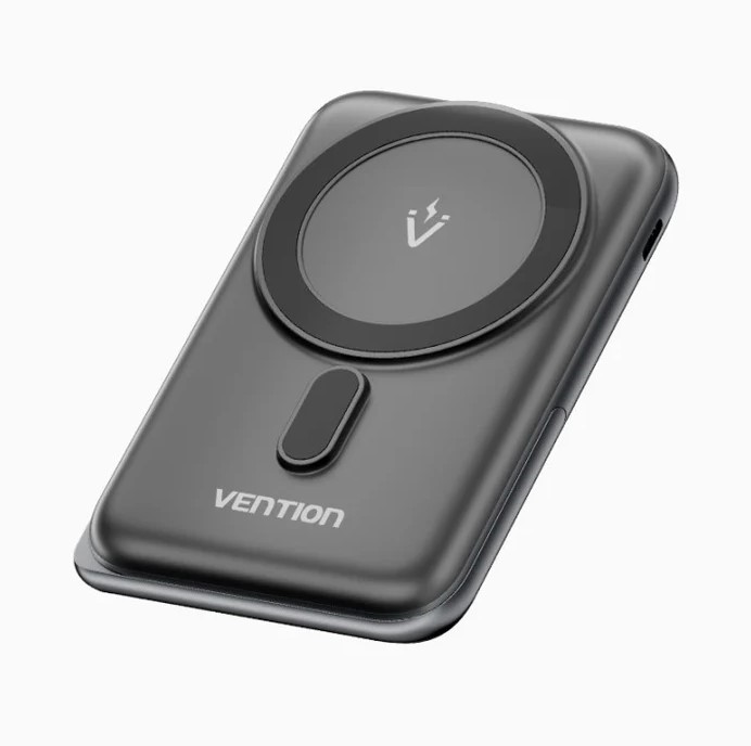Vention® 10000mAh Magnetic Wireless Power Bank 20W - Black (FHNB0)