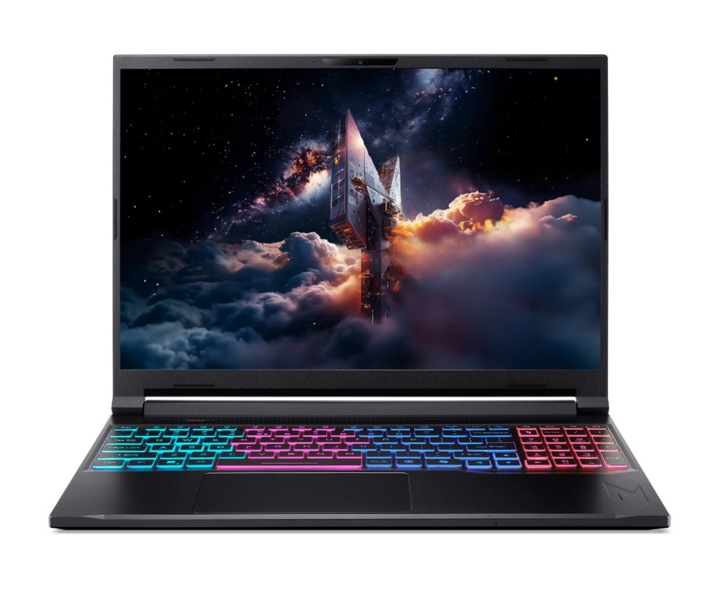 Acer Nitro V16s ANV16S-71-715L Gaming Laptop | Intel® Core™ 7 240H, 16GB DDR5-5600 MHz RAM, 512GB PCIe NVMe Gen4 SSD, 16" WQXGA (2560 x 1600),IPS, 180Hz, NVIDIA® GeForce RTX™ 5060 8GB, Office Home 2024 + M365 Basic, Windows 11 Home, Obsidian Black