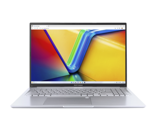 ASUS Vivobook 16 M1605Y-AMB424WMS Laptop | AMD Ryzen™ 7 7730U, 16GB (8GB+8GB) DDR4 RAM, 512GB M.2 NVMe™ PCIe SSD, 16" WUXGA (1920 x 1200) 16:10, IPS, 60Hz, AMD Radeon™ Graphics, Windows 11 Home, Cool Silver