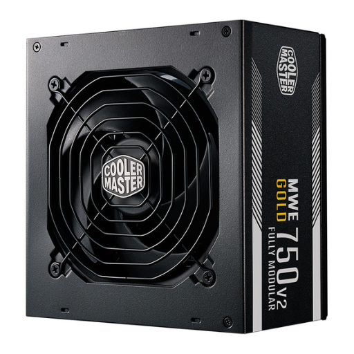 Cooler Master MWE Gold 750 V2, 750W Full Modular 80 Plus Gold ATX Power Supply (MPE-7501-AFAAG-3EUK)