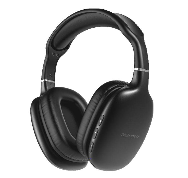 SonicGear Airphone 6 Bluetooth Over-Ear Headphone - Obsidian