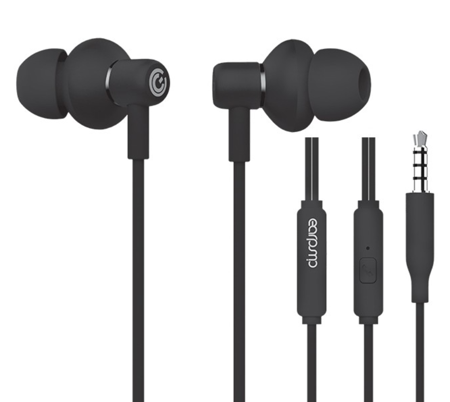 SonicGear Hyperbass Buds 1 (3.5mm) Earphones - Gun Metal