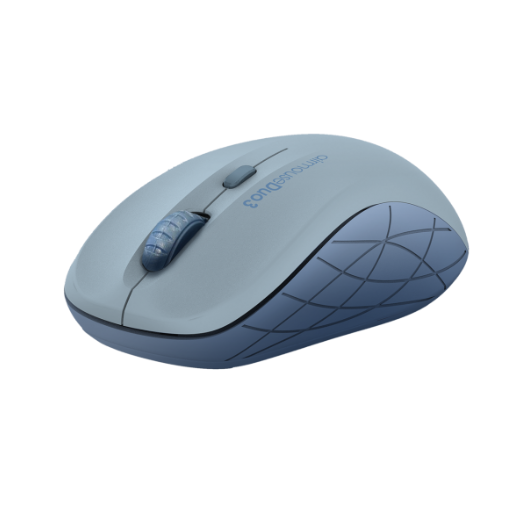 Alcatroz AirMouse Duo 3 Silent Wireless Bluetooth Mouse - Raindrop 