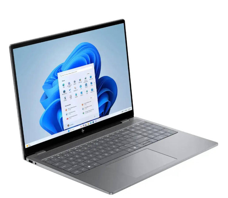HP OmniBook X 16-aw0033dx Laptop AI PC (BN9R0UA) | Intel® Core™ Ultra 7 255H, 32GB DDR5 5600 MT/s, 2TB PCIe® Gen4 NVMe™ M.2 SSD, 16" 2K (2048x1280), OLED, Touchscreen, 120Hz, NVIDIA® GeForce RTX™ 4050 6GB, Windows 11 Home, Silver