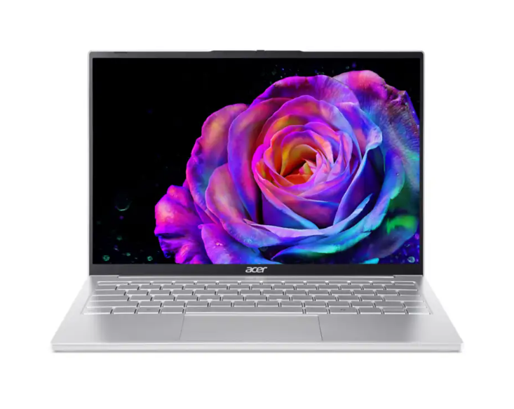 Acer Swift Lite 14 SFL14-54M-7341 Laptop | Intel® Core™ Ultra 7 155U, 16GB LPDDR5 RAM, 512GB PCIe NVMe SSD, 14" OLED, WUXGA (1920 x 1200), Intel® Graphics, Office Home 2024 + M365 Basic, Windows 11 Home, Light Silver