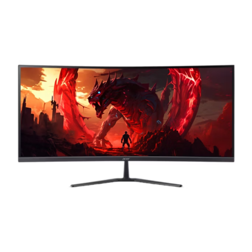 Acer Nitro ED340CU X0bmiipx 34" Curved Gaming Monitor | UWQHD (3440 × 1440), 120Hz, VA,1ms (VRB), 1.07 Billion Colors, 250 nits, 2 × HDMI ,1 × DisplayPort
