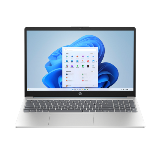 HP 15-fd0618TU Laptop (BT1V2PA) | Intel® Core™ 5 120U, 8GB DDR4 3200 MHz RAM, 512GB PCIe® NVMe™ SSD, 15.6" FHD (1920x1080), IPS, Intel® Graphics, Office Home 2024 + M365 Basic, Windows 11 Home, Moonlight Blue