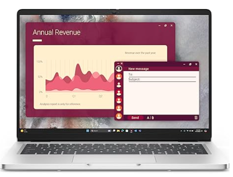 Dell Pro 14 PC14250 Laptop | Intel® Ultra 7 255U, 16GB DDR5 MHz RAM, 512 PCIe NVMe SSD, 14" FHD+ (1920 x 1200) IPS, Intel® Xe Graphics, Windows 11 Pro, Platinum Silver