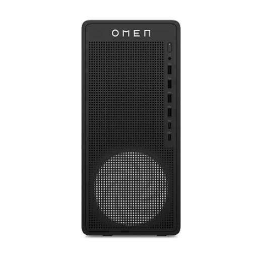 HP OMEN 16L Gaming Desktop TG03-0011d PC (C2HZ5PA) | Intel® Core™ i7-14700F, 16GB DDR5 5600 MT/s RAM, 512GB PCIe® NVMe™ M.2 SSD, NVIDIA® GeForce RTX™ 5060 8GB, Wi-Fi 6E, Bluetooth® 5.3, DisplayPort x3, HDMI x1, Windows 11 Home, Black