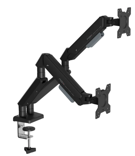 TTRacing NOX Dual Monitor Arm - Coal (TTRNXDLMNTAM-001-CL)