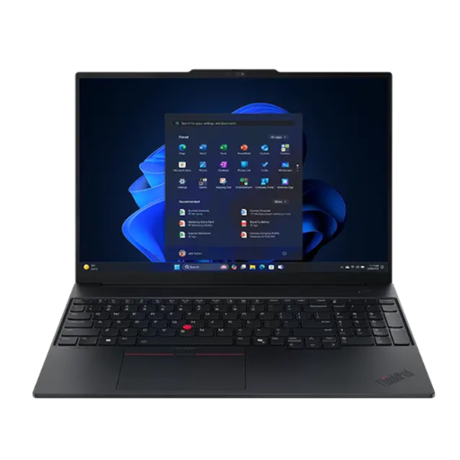 Lenovo ThinkPad E16 Gen 3 Laptop (21SR005JGP) | Intel® Core Ultra 5 225U, 8GB DDR5 5600MHz RAM, 512GB PCIe NVMe SSD, 16" WUXGA (1920x1200) IPS, 60Hz, Intel® Graphics, DOS, Black (Bundled with Lenovo® 15.6" Laptop Casual Toploader Side Bag) 