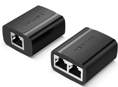 Vention® RJ45 Splitter Adapter Black PVC Type (IPTB0)