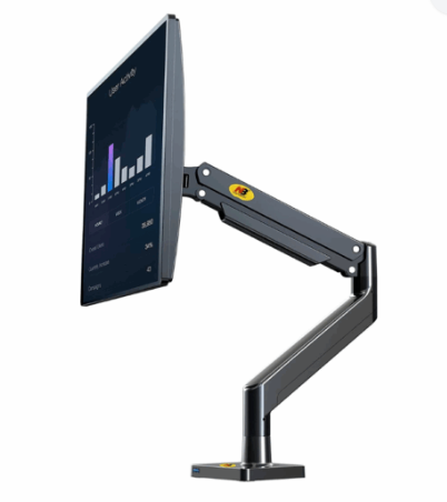 NB North Bayou Ergonomic G40 Full Motion Gas Swivel Mount for 27”- 40” Monitors (1002071021)