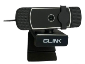 GLINK WC12-BK 2K Webcam 3.7MP USB Mic+Tripod (WC12-BK) 