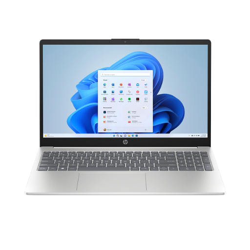 HP 15-fc0586AU Laptop (C5HC0PA) | AMD Ryzen™ 3 7320U Processor, 8GB DDR4 3200 MT/s RAM, 512GB PCIe® NVMe™ SSD, 15.6" FHD (1920x1080), IPS, AMD Radeon™ Graphics, Office Home 2024 + M365 Basic, Windows 11 Home, Diamond White