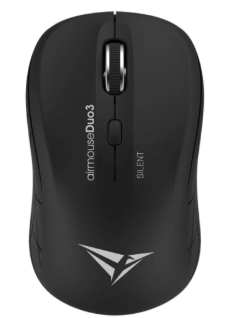 Alcatroz AirMouse Duo 3 Silent Wireless Mouse - Carbon
